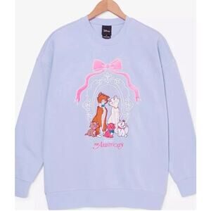Disney Aristocats Bow Portrait Sweatshirt Crew BoxLunch Exclusive Small NWT